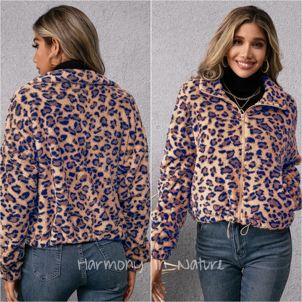 Willow Leopard Drawstring Jacket - Picture 2 of 8